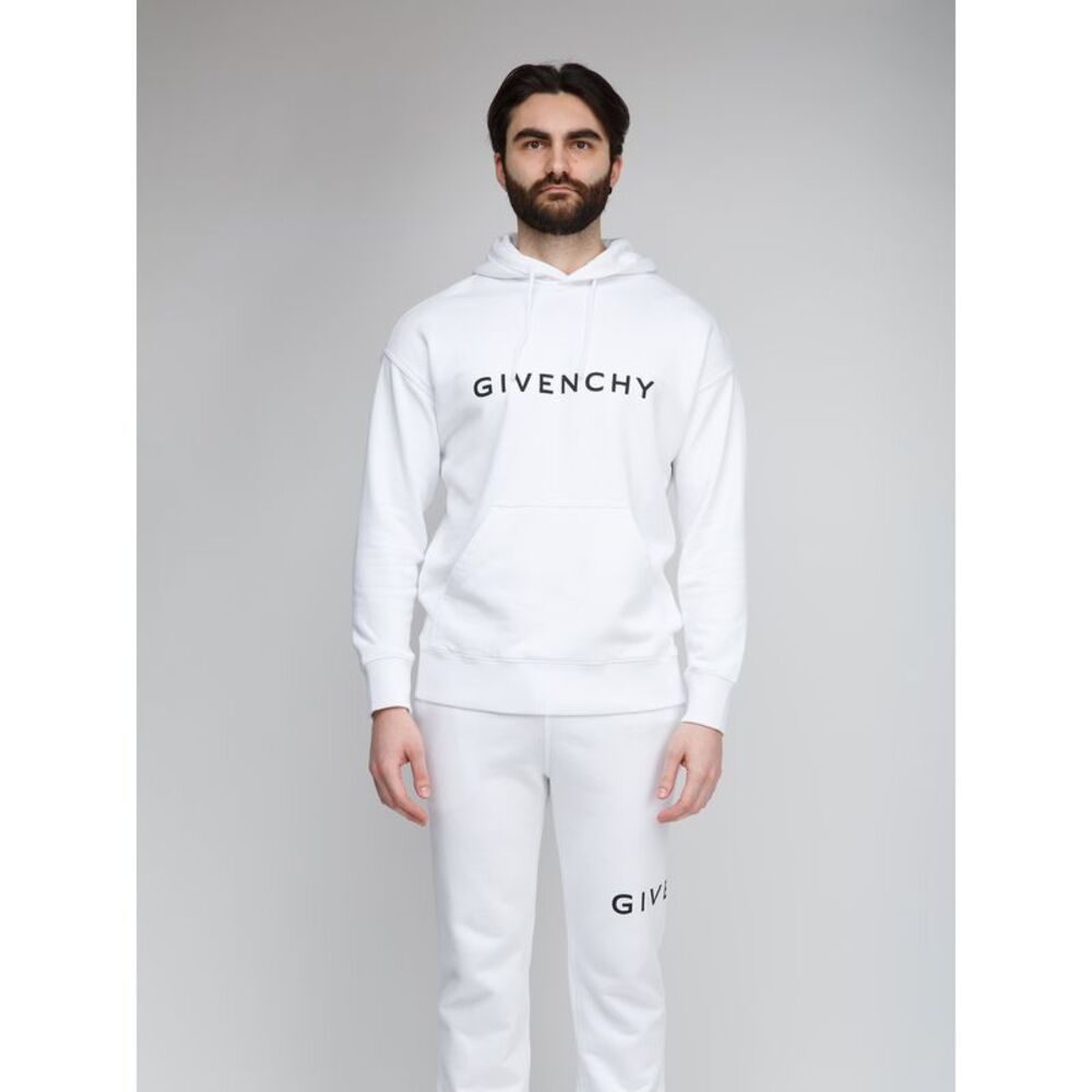 Givenchy White Cotton Men's Sweatshirt